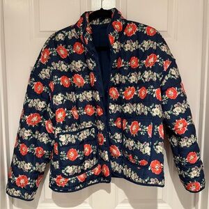 Lightweight Floral Quilted Jacket